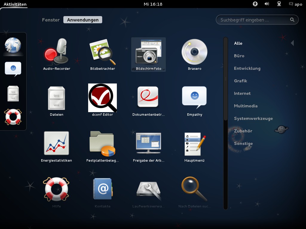 Настройка gnome 3 debian