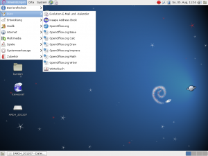 Debian Squeeze mit Gnome 2